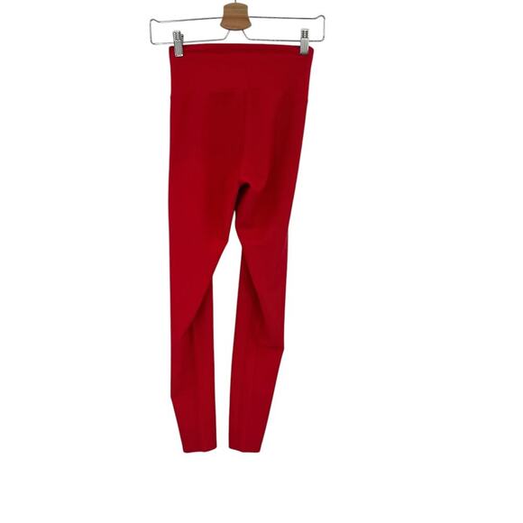 Beach Riot Cara‎ Rib Leggings Red Crossover Front Size Medium - Picture 6 of 11